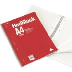 803001- ბლოკნოტი RedBlock A4, ხაზი