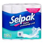 9621082-Selpak ტუალეტის ქაღალდი 3 ფენა (32ც)