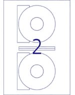 LD2041-5-ლეიბლი CD დისკისთვის 118x41 მმ