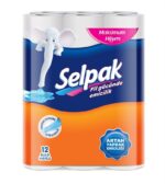 9671025-Selpak სამზარეულოს ხელსახოცი 3 ფენა (12 ც.)