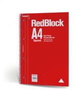 803001- ბლოკნოტი RedBlock A4, ხაზი - Image 2