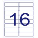 TW2016 - ლეიბლი 16-იანი. (99.1X34მმ)