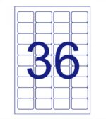 L2036 - ლეიბლი 36-იანი(45X30მმ)